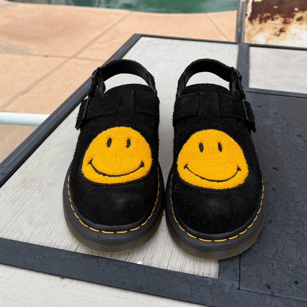 Dr. Martens x Smiley Jorge slingback mule